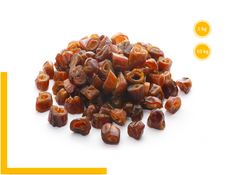 Tunisian Dates Ingredients - Dates Deglet Nour - Natural Branched chopped dates